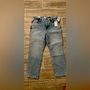 Good American new with tags mom style denim jeans